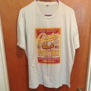 Portal GLaDOS Potatoes White Tshirt